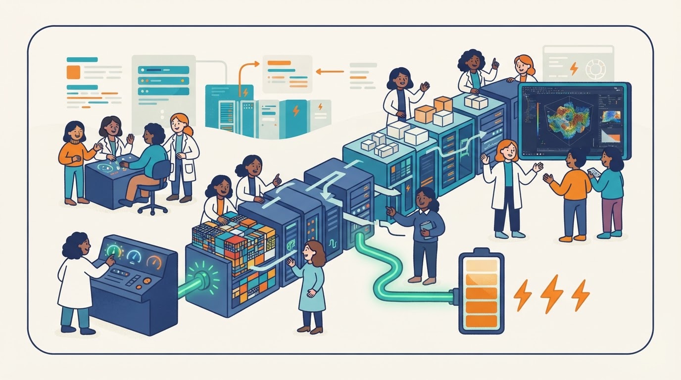 Cartoon illustration for "HPC researchers publish roadmap for mixed-precision computing"