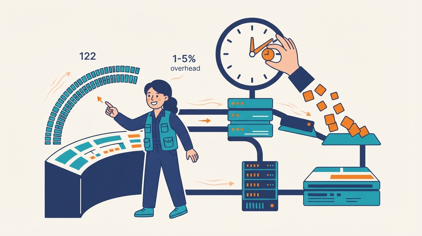Cartoon illustration for "Researchers built DDB to enable source-level debugging across distributed apps"