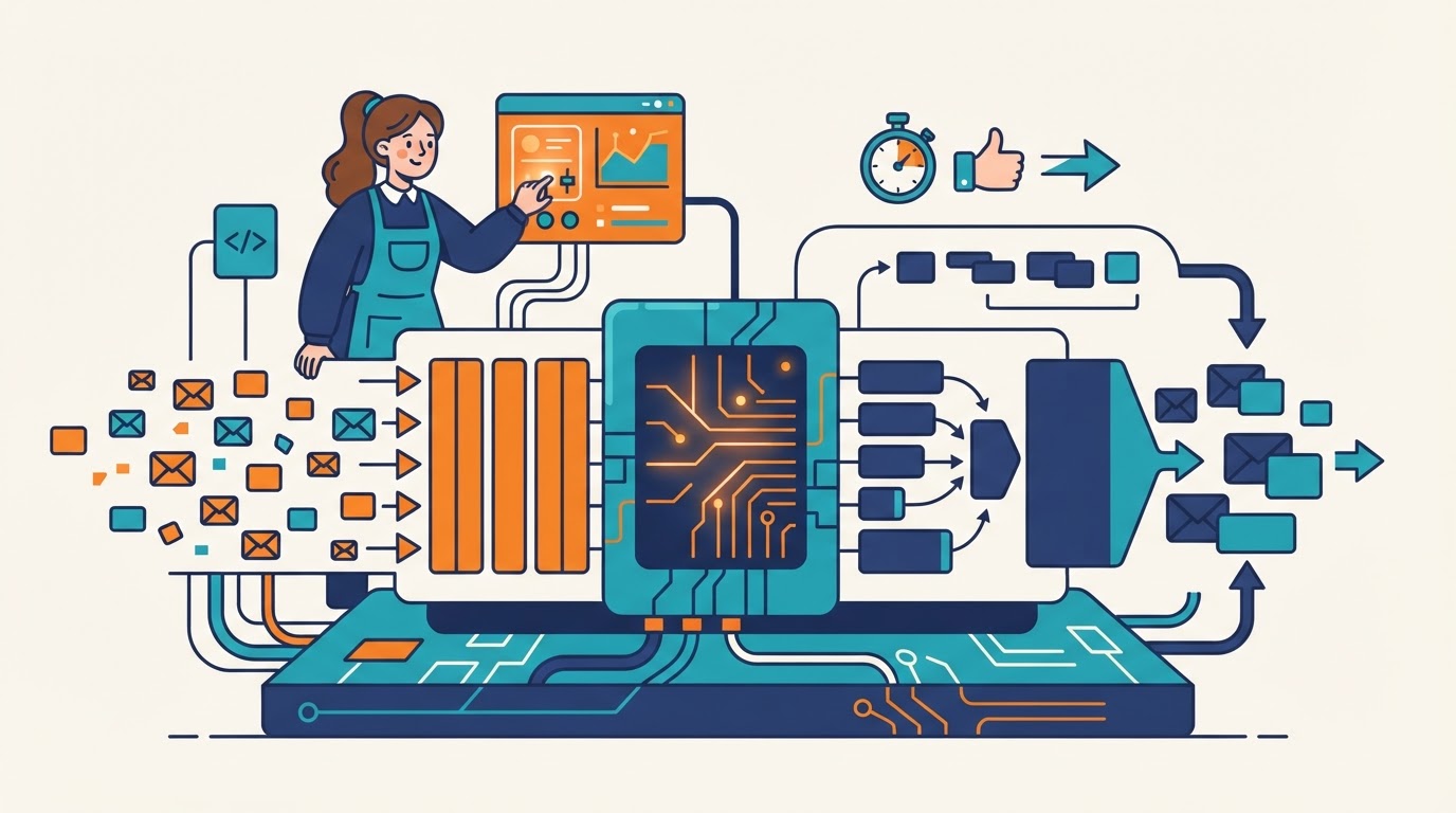 Cartoon illustration for "Researchers built MorphX to dynamically resize GPU kernels"